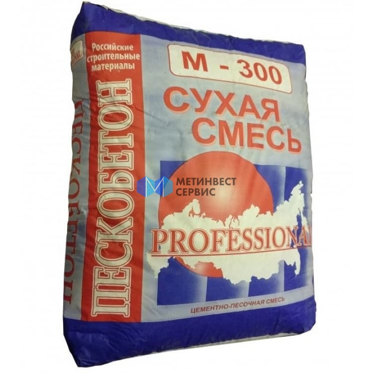  песчано-цементная (пескобетон) для кладки Professional М300 40 кг .