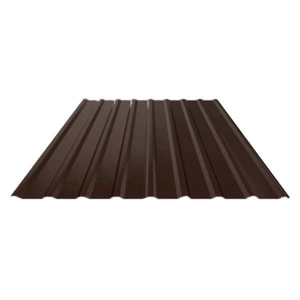 Профнастил НС20 RAL 8017 шоколадно-коричневый 0.55 мм 