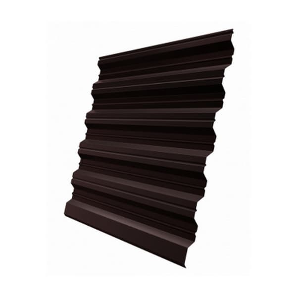 Профнастил НС35 RAL 8017 шоколадно-коричневый 0.5 мм 